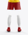 Women’s Full Soccer Kit mockup (Back View)