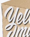 Kraft Paper Box Mockup