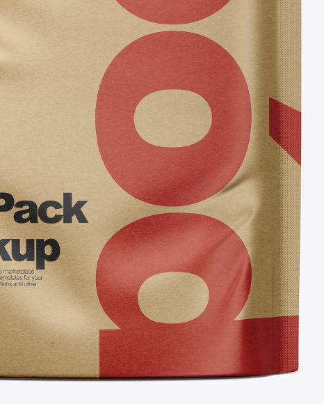 Kraft Doy-Pack Mockup