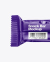 Glossy Snack Bar Mockup