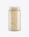 Clear Glass Jar w/ Sauce Mockup Clear Glass Jar w/ Sauce Mockup