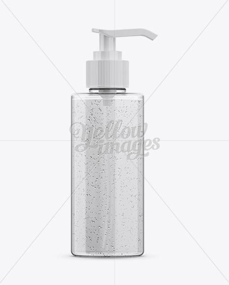 Plastic Cosmetic Bottle w/ Batcher Mockup