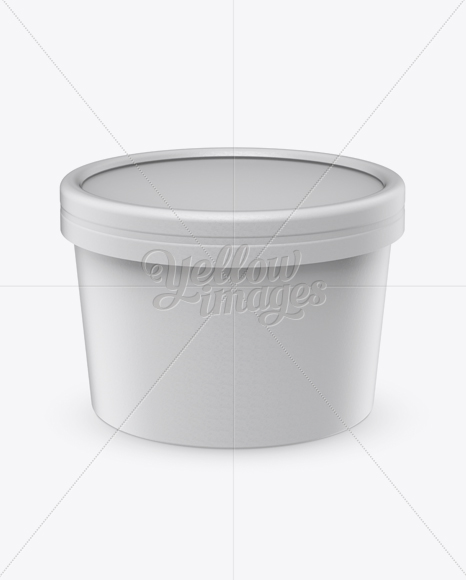 Ice Cream Cup Mockup - Front View (High-Angle Shot) Ice Cream Cup Mockup - Front View (High-Angle Shot)