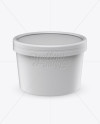 Ice Cream Cup Mockup - Front View (High-Angle Shot) Ice Cream Cup Mockup - Front View (High-Angle Shot)