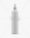 Matte Plastic Spray Bottle Mockup