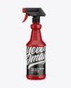 Plastic Spray Bottle Mockup