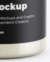 Clear Glass Jar w/ Sauce Mockup Clear Glass Jar w/ Sauce Mockup