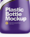 Matte Plastic Bottle Mockup