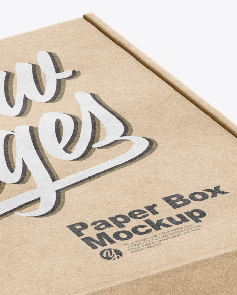 Kraft Box Mockup