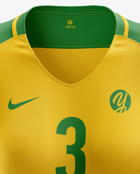 Women’s Soccer Jersey mockup (Front View)