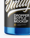 Metallic Dropper Bottle Mockup