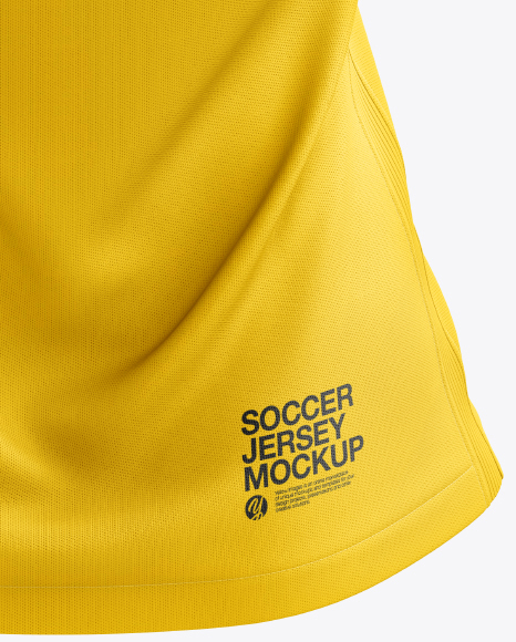 Women’s Soccer Jersey mockup (Back View)