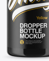 Glossy Dropper Bottle Mockup