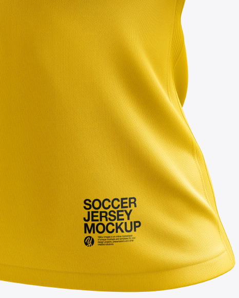 Women’s Soccer Jersey mockup (Half Side View)