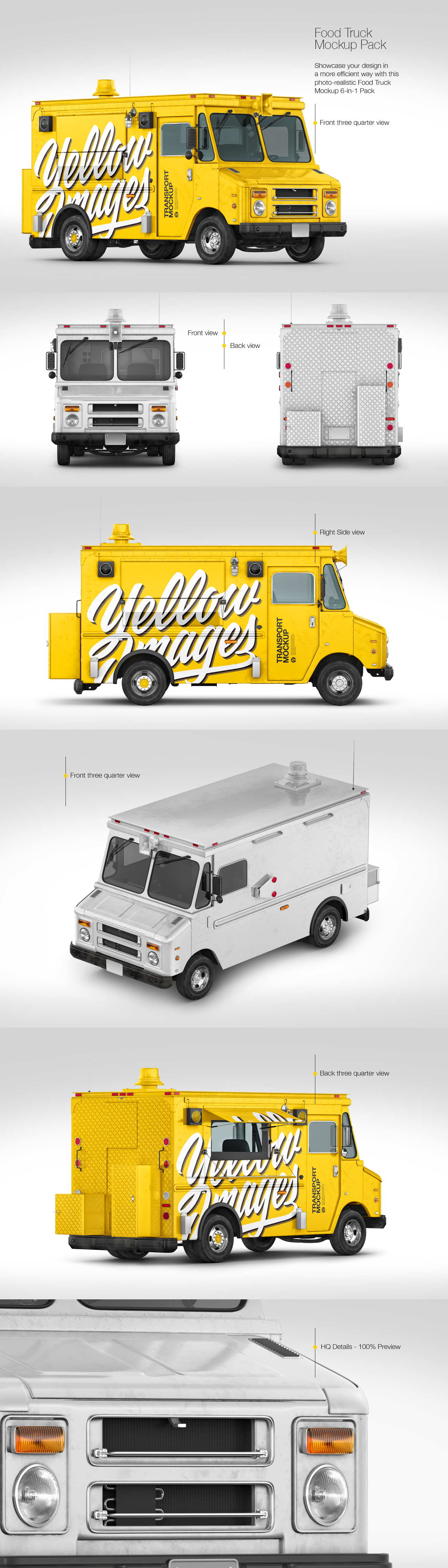 Foodtruck Mockup Pack Foodtruck Mockup Pack