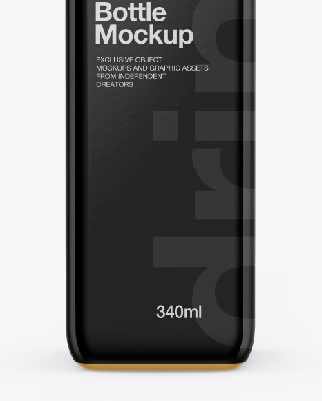 Plastic Smoothie Bottle Mockup