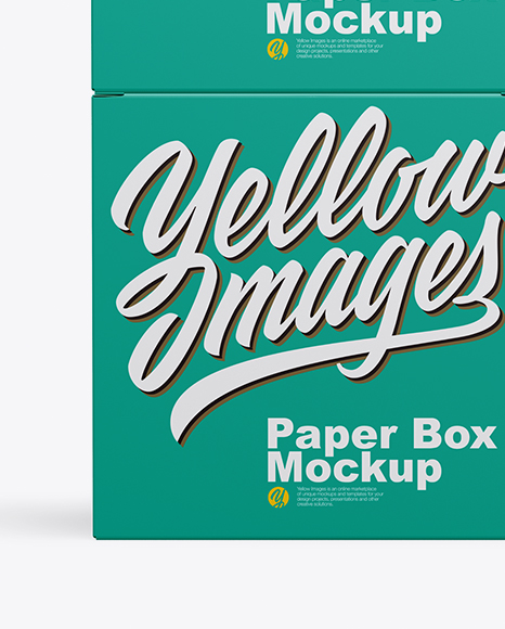 Four Paper Boxes Mockup