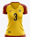 Women’s Soccer Kit mockup (Front View)