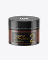 Amber Glass Cosmetic Jar Mockup Amber Glass Cosmetic Jar Mockup