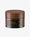 Amber Glass Cosmetic Jar Mockup Amber Glass Cosmetic Jar Mockup
