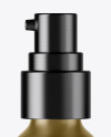 Metallic Cosmetic Bottle Mockup