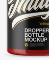 Glossy Dropper Bottle Mockup