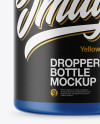 Matte Dropper Bottle Mockup