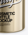 Metallic Cosmetic Bottle Mockup