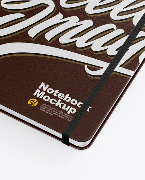 Leather Notebook Mockup