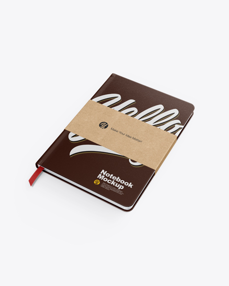 Leather Notebook Mockup