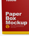 Closed Box Mockup