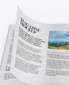 Textured Opened Magazine Mockup