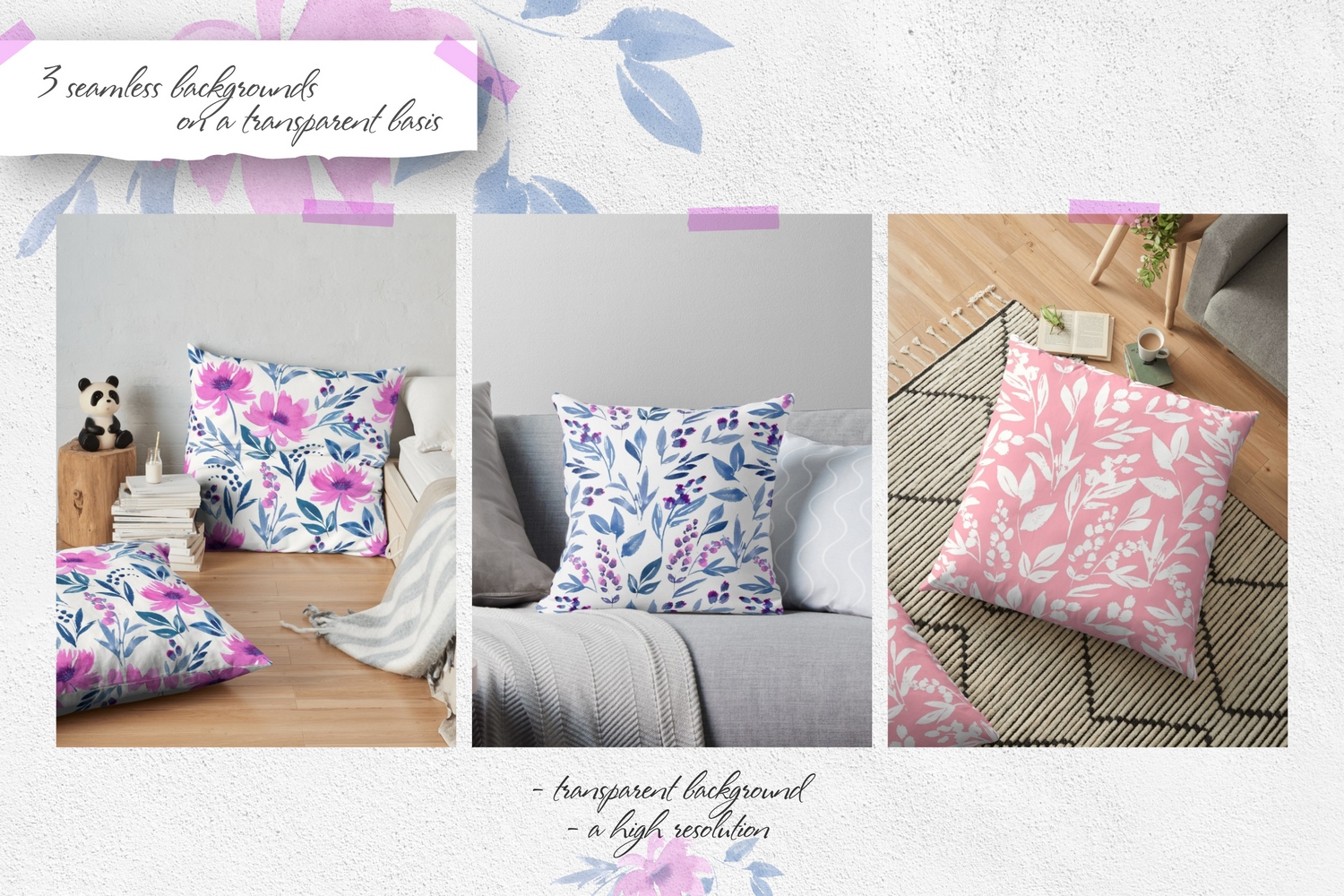 Purple Dreams-Flower Watercolor Set Purple Dreams-Flower Watercolor Set