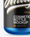 Matte Metallic Cosmetic Bottle Mockup