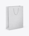 Kraft Shopping Bag - Half Side View