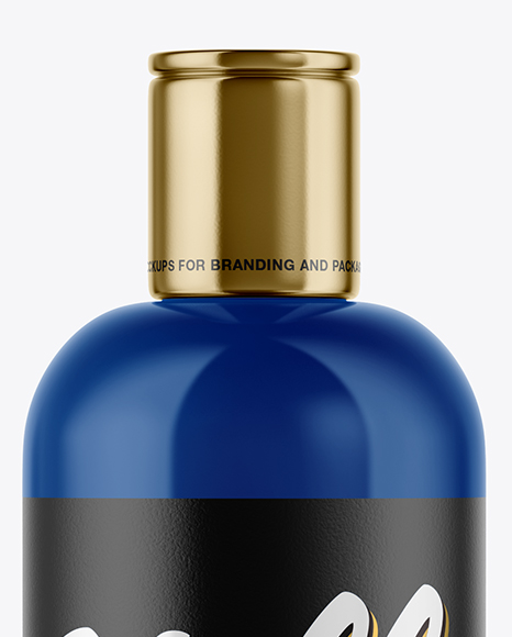 Glossy Cosmetic Bottle Mockup