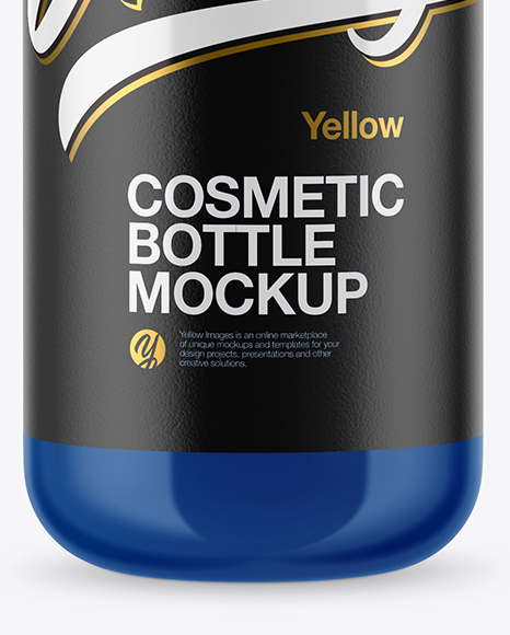 Glossy Cosmetic Bottle Mockup