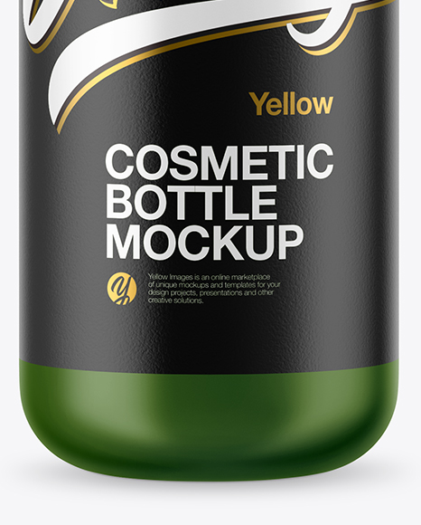 Matte Cosmetic Bottle Mockup