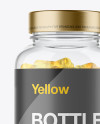 Clear Plastic Fish Oil Bottle Mockup