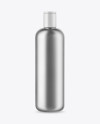 Matte Metallic Cosmetic Bottle Mockup