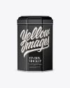 Glossy Tin Box Mockup