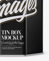 Glossy Tin Box Mockup