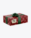 Glossy Gift Box Mockup