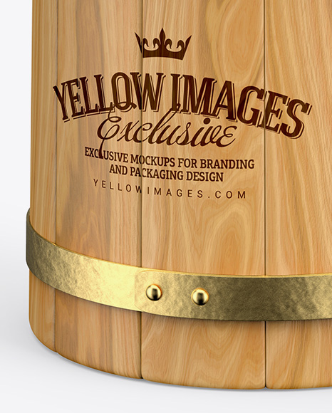 Wooden Mug Mockup