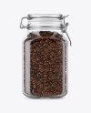 Coffee Beans Glass Jar Mockup