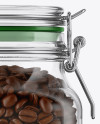 Coffee Beans Glass Jar Mockup