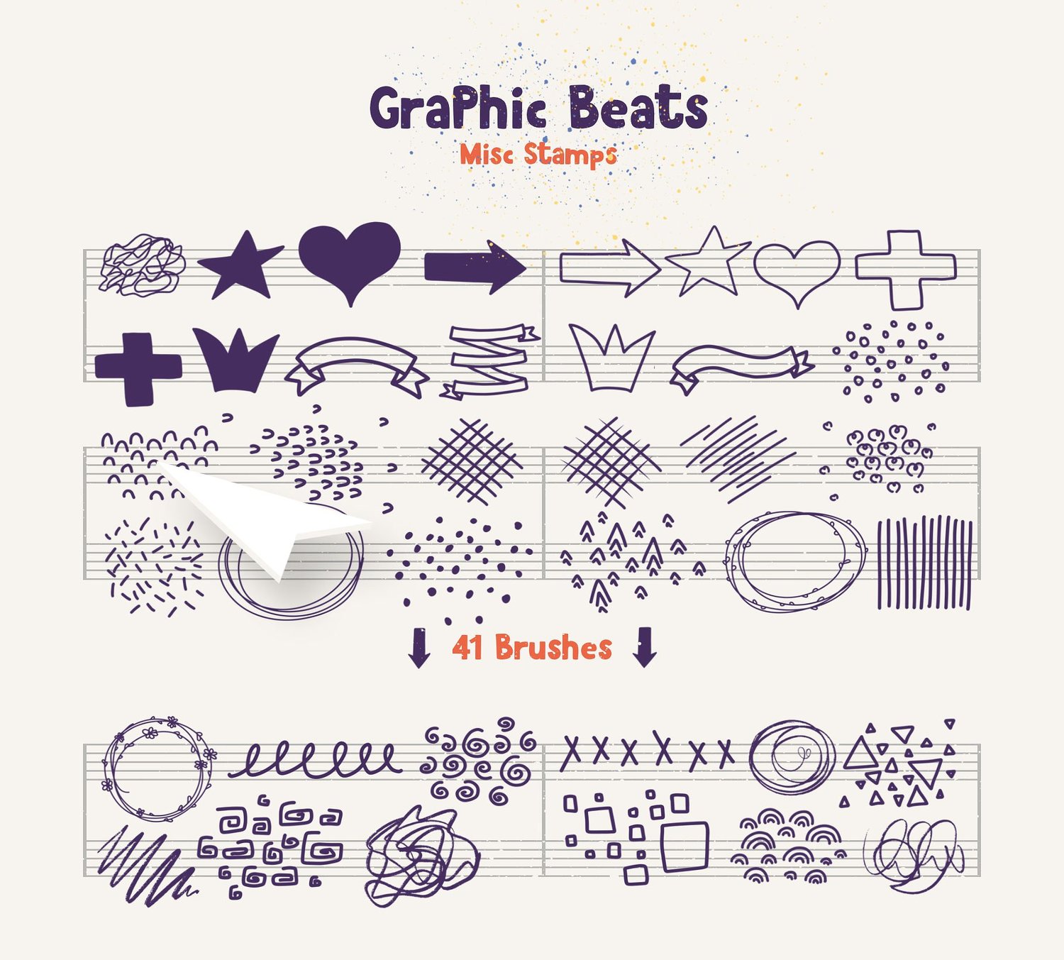 Graphic Beats: Brushes for Illustrator