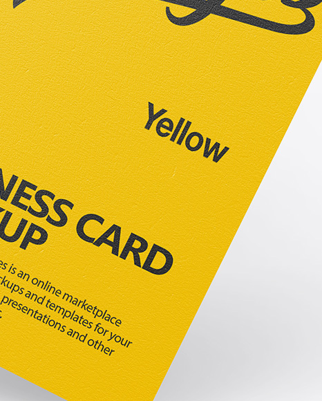 Two Textured Business Cards Mockup