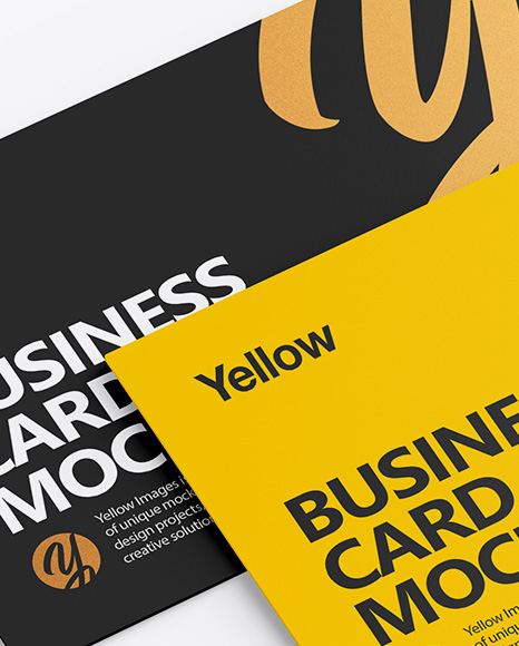 Two Business Cards Mockup