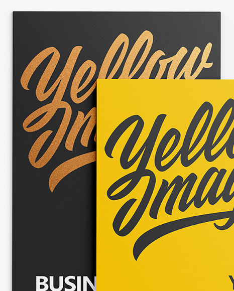Two Business Cards Mockup